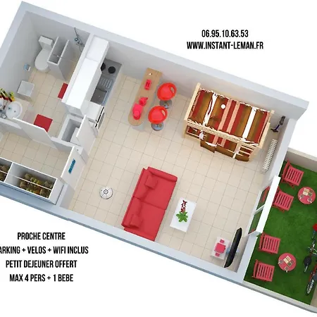 Appartement Instant-leman Ii *